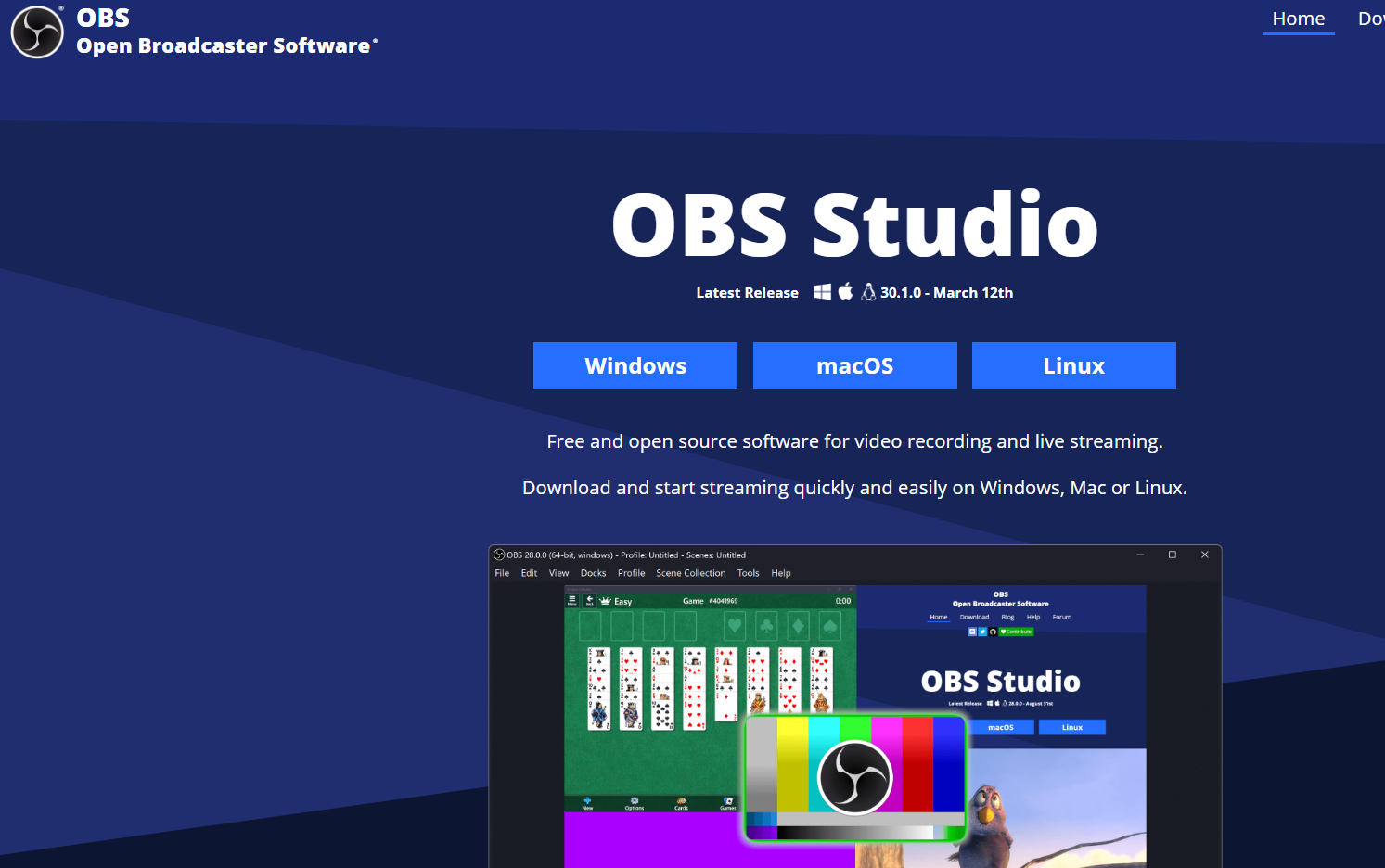 OBS Studio开源免费的录屏软件-天天资源共享